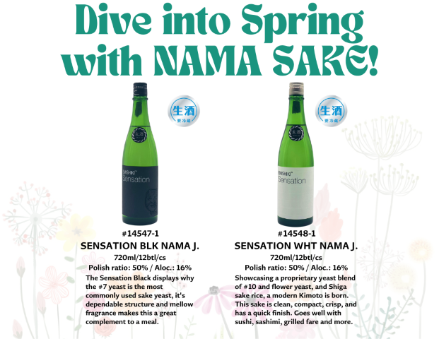 🌸Dive into Spring with NAMA SAKE🌼